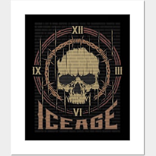 Iceage Vintage Skull Posters and Art